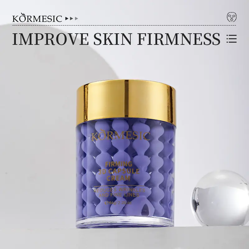 Firming 3D Capsule Cream | Wrinkle & Fine Line Reducing | Face-Lift at Home with Collagen Boost | Plumping, Moisturizing Anti Aging Skincare (64g)