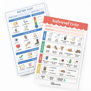 Tiny Expressions Playtime Notepads | Pretend Play for Kids | Imaginative Role Play | Kindergarten Learning