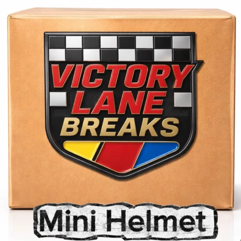 Mini Helmet Personal Box Victory Lane Breaks Autographed NASCAR ...
