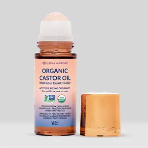 Castor Oil Rose Quartz Roll-On Wellness