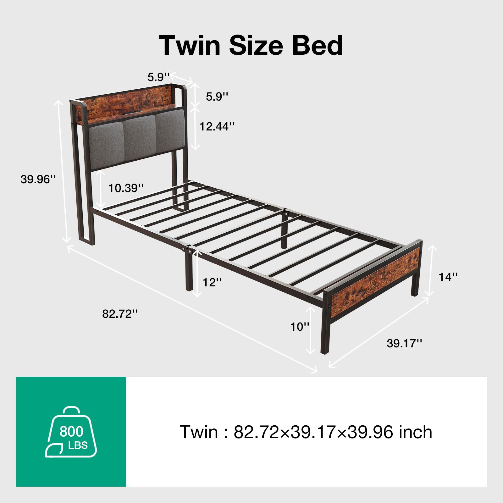 Novilla Bed Frame with Charging Station USB/Type-C & Storage Headboard, Modern Metal Platform Bed Frame, Easy Assembly, Heavy Duty Slats Support, Noise Free, No Box Spring Needed,Twin/Full/Queen/King Size Novilla Bed Frame with Charging Station USB/Type-C & Storage Headboard, Modern Metal Platform Bed Frame, Easy Assembly, Heavy Duty Slats Support, Noise Free, No Box Spring Needed,Twin/Full/Queen/King Size