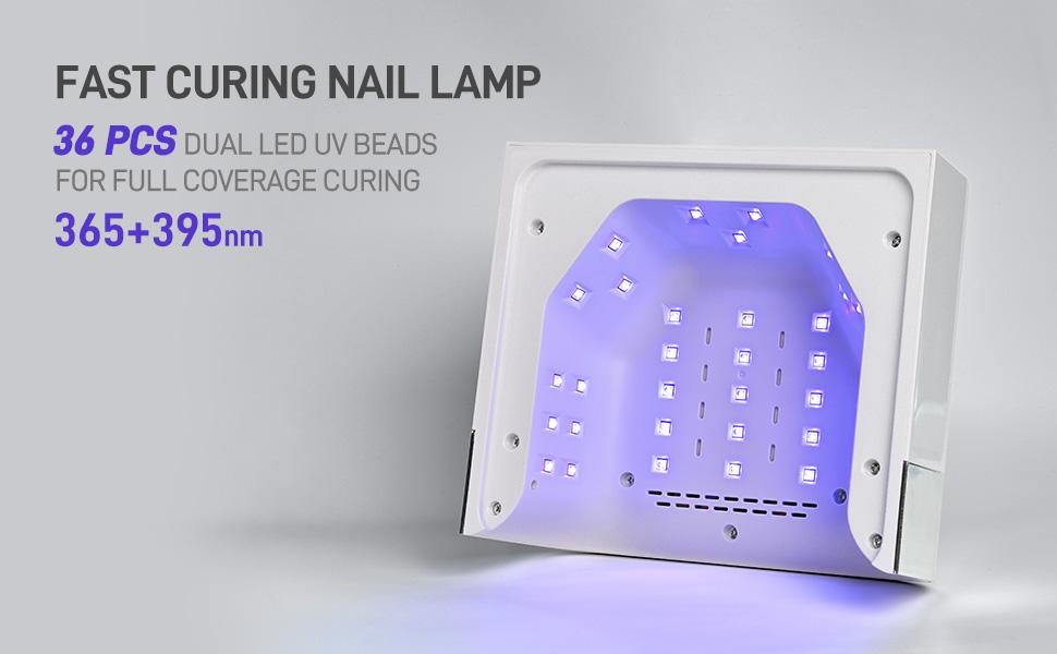 GAOY Professional Salon UV Light, Fast Curing Lamp with Powerful 36 LED Beads and Automatic Infrared Sensor for Gel Nail Polish Acrylic Gel Nail Dryer