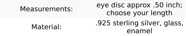 Green Eye Pendant Charm