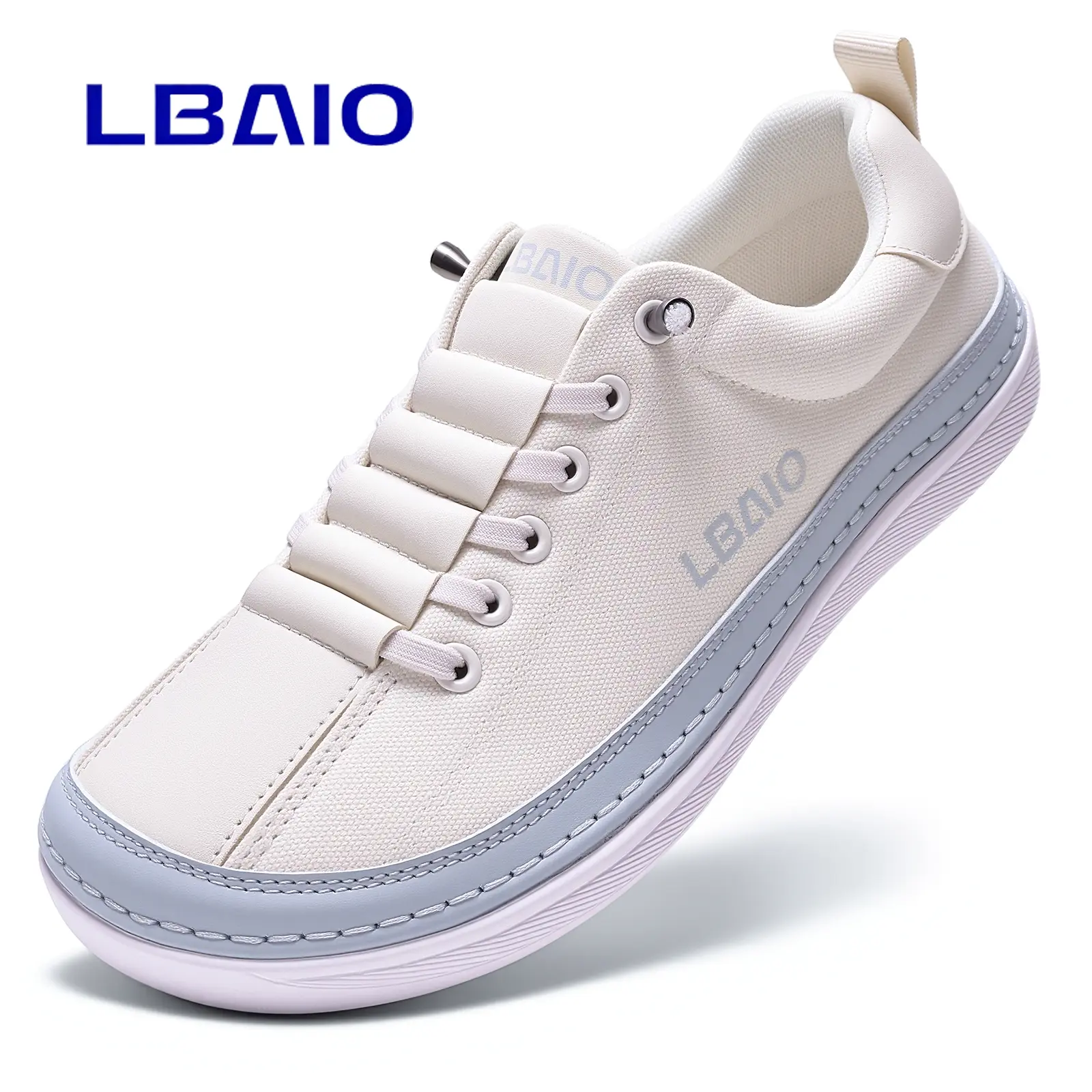 Women's Wide Toe Box Casual Walking Trainers Footwear - 0-Drop, Soft, Comfortable, Breathable Canvas Upper, Slip-On, Low-Top, All-Seasons, Wide Ft-Friendly for Bunions, Versatile Outfit Pairing Walking Shoes