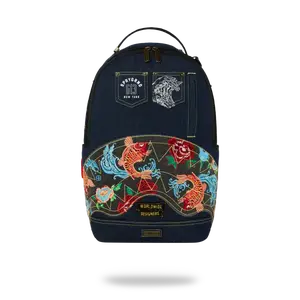 Sprayground Evisu Style DLX Denim Backpack