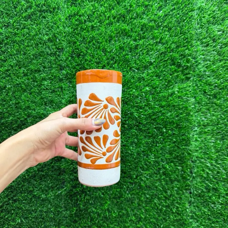 Handmade Glass Relieve Cielito Lindo-Mamey-355ml.