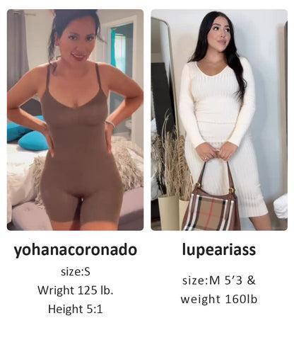 FeelinGirl #Live1 Women's Shapewear OutdoorFun Full-Body Bodysuit with Tummy Control and Butt Lifter Womenswear Underwear 1 Springtok