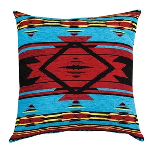Desert Fire Turquoise Pillow