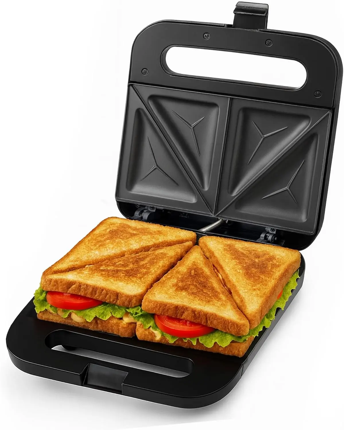 OVENTE Electric Sandwich Maker with Non-Stick Plates, Indicator Lights ...