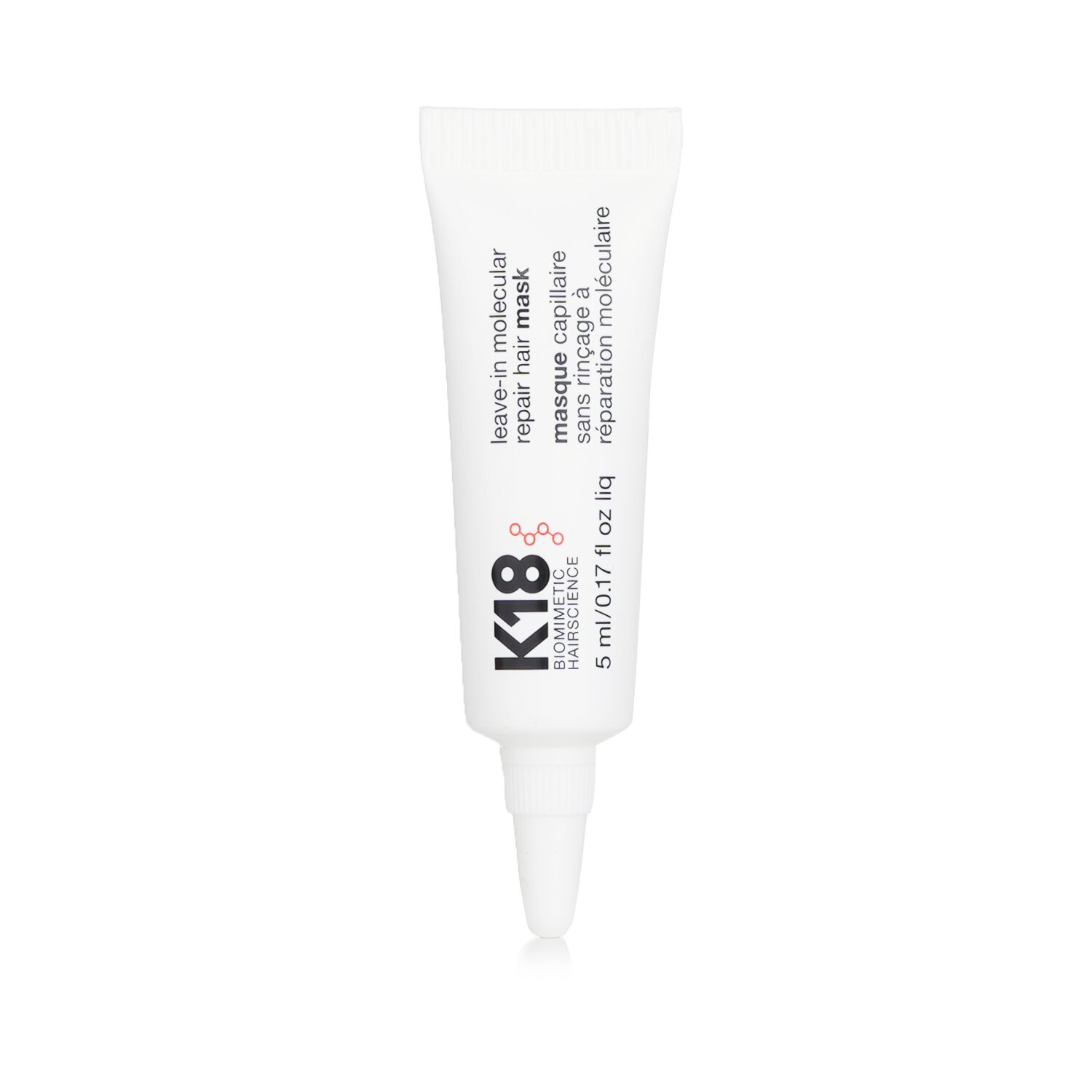 K18 Leave-In Molecular Hair Mask, Repairs Dry or Damaged Hair, Reverse Hair Damage from Bleach, Color, Chemical Services & Heat