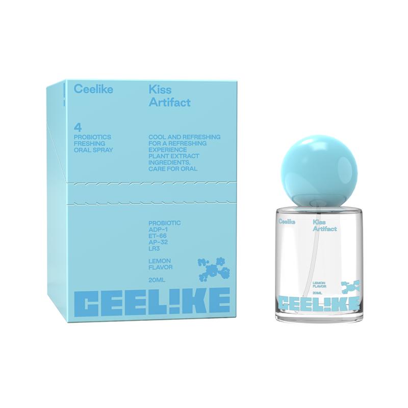CEELIKE Probiotic Lemon Oral Spray | 20ml for Long-Lasting Freshness & Oral Health | Sugar-Free & Portable Breath Freshener CEELIKE Probiotic Lemon Oral Spray | 20ml for Long-Lasting Freshness & Oral Health | Sugar-Free & Portable Breath Freshener