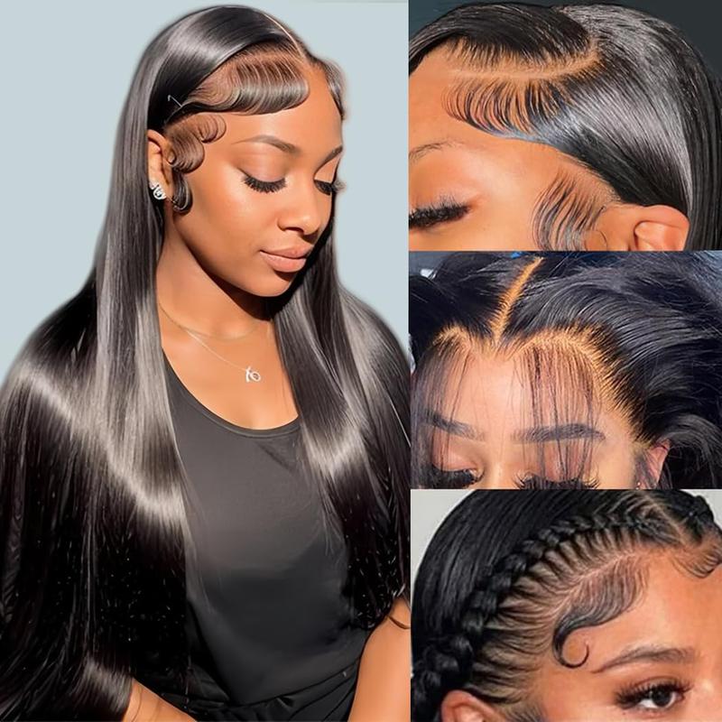 [NEW IN]Yawawe Hair 13x6 Upgrade Transparent Lace Frontal Wear go Glueless Wig with Drawstring Effortless Install Ear to Ear Straight Pre-Cut Pre-Plucked Human Hair for Women Beginnner Friendly