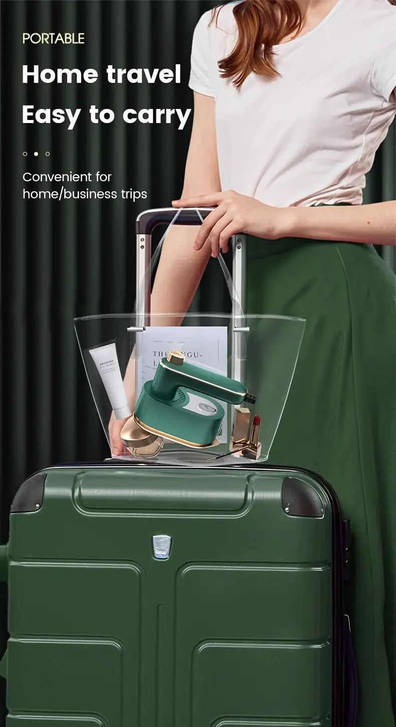 Mini Portable Folding Steam Iron, 180° Rotating New Iron Steamer for Clothes, Fast Heating, Handheld, Quick Wrinkle, Compact Handheld Steam Iron for Travel, College Dorm, Back to School, Apartment, Home Office (40W), Mini Travel Steam Iron