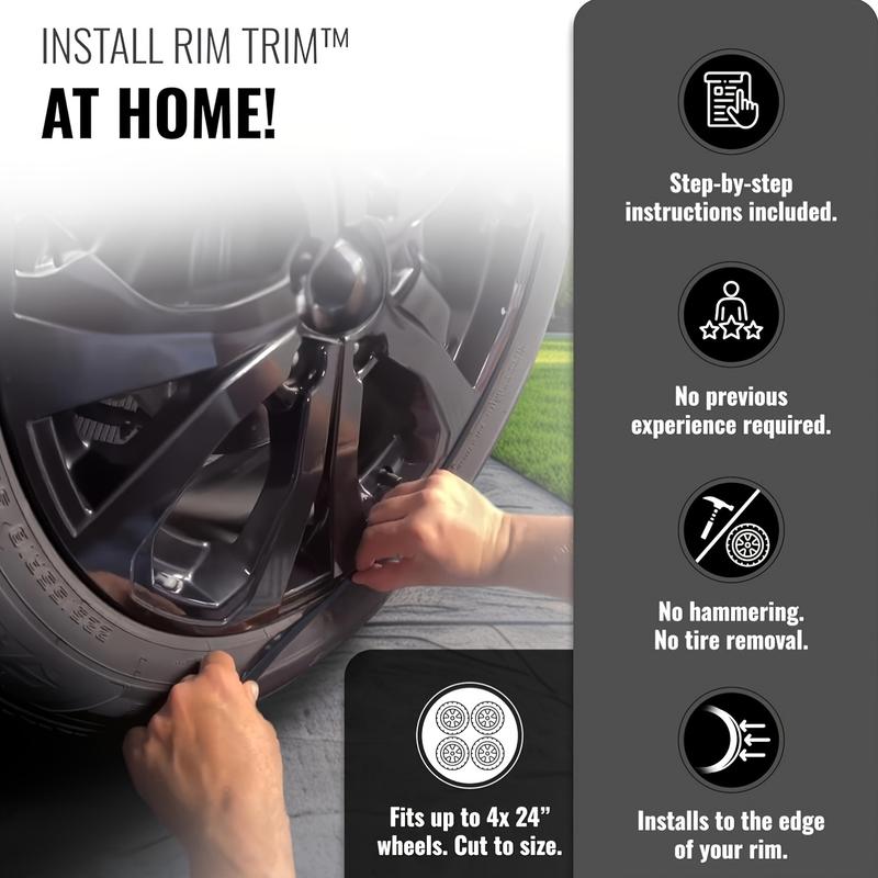 8-Meter Universal Car Wheel Rim Protector Durable Rubber Guard for Vehicle Tire Trim Strip Minimalist Design Easy Install Automotive Accessory for Car Owners and RV Drivers 8-Meter Universal Car Wheel Rim Protector Durable Rubber Guard for Vehicle Tire Trim Strip Minimalist Design Easy Install Automotive Accessory for Car Owners and RV Drivers