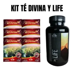 Kit Vida Divina Te Divina 6 & Life capsules supplement