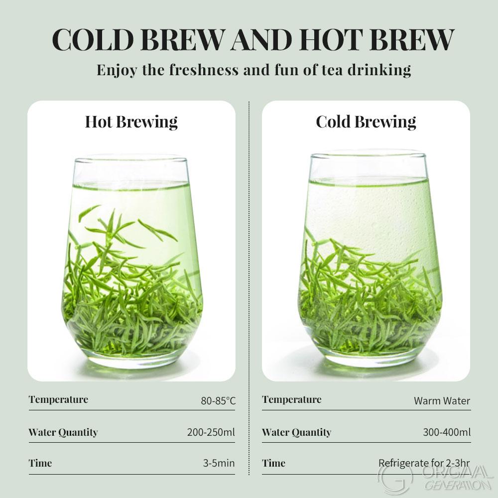 2025 BiLuoChun Green Tea 120g With Magnetic Tea Separator (2.5g×48pcs) 2025 New Green Tea Pan-fried Green Tea