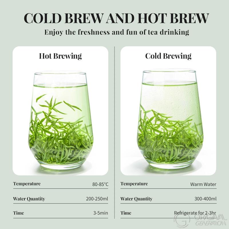 2025 BiLuoChun Green Tea 120g With Magnetic Tea Separator (2.5g×48pcs) 2025 New Green Tea Pan-fried Green Tea