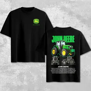 Vintage John Deere & Company Tractors Shirt – Retro Deere Agricultural Machinery Graphic Tee, Diesel Farming Apparel, Midwest Rural Country Shirt, Heavy Equipment Inspired Design, Farmer Gift for Dad, Classic Harvest Field Sketch Unisex