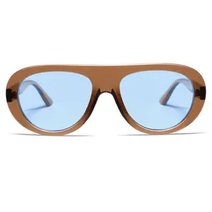 VANLINKER Retro Aviator Sunglasses for Women Chic Classic 70s Vintage Trendy 2026 Chunky UV400 Sun Glasses