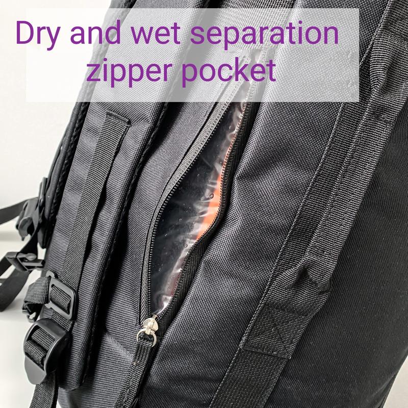 Gift Large Capacity Foldable Backpack Black Green Travel Bag For Men Women  - Adjustable Strap, Laptop Compartment, Trolley Sleeve, Water-Resistant Nylon Material, Street Style for School Outdoor Travel, Vacation, and Going Out - Hand Wash Only