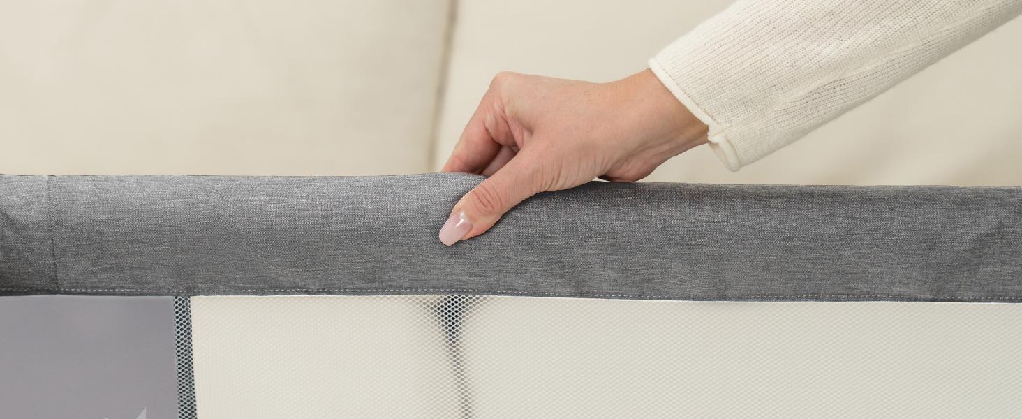 Baby Bassinet,  Crib for Infant and Newborn, Bedside Sleeper with Storage Basket and Mosquito Net, Easy to Fold, Height Adjustable, Portable Side Bed Crib portable