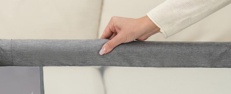 Baby Bassinet,  Crib for Infant and Newborn, Bedside Sleeper with Storage Basket and Mosquito Net, Easy to Fold, Height Adjustable, Portable Side Bed Crib portable