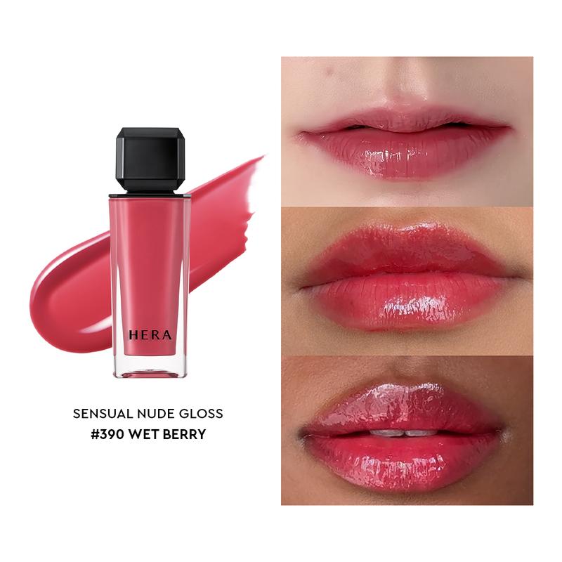 [HERA Official] SENSUAL NUDE GLOSS  – Volumizing Korean Lip Gloss for Smooth, Fuller-Looking Lips | Sheer & Glossy Finish, Non-Sticky, Moisturizing & Hydrating