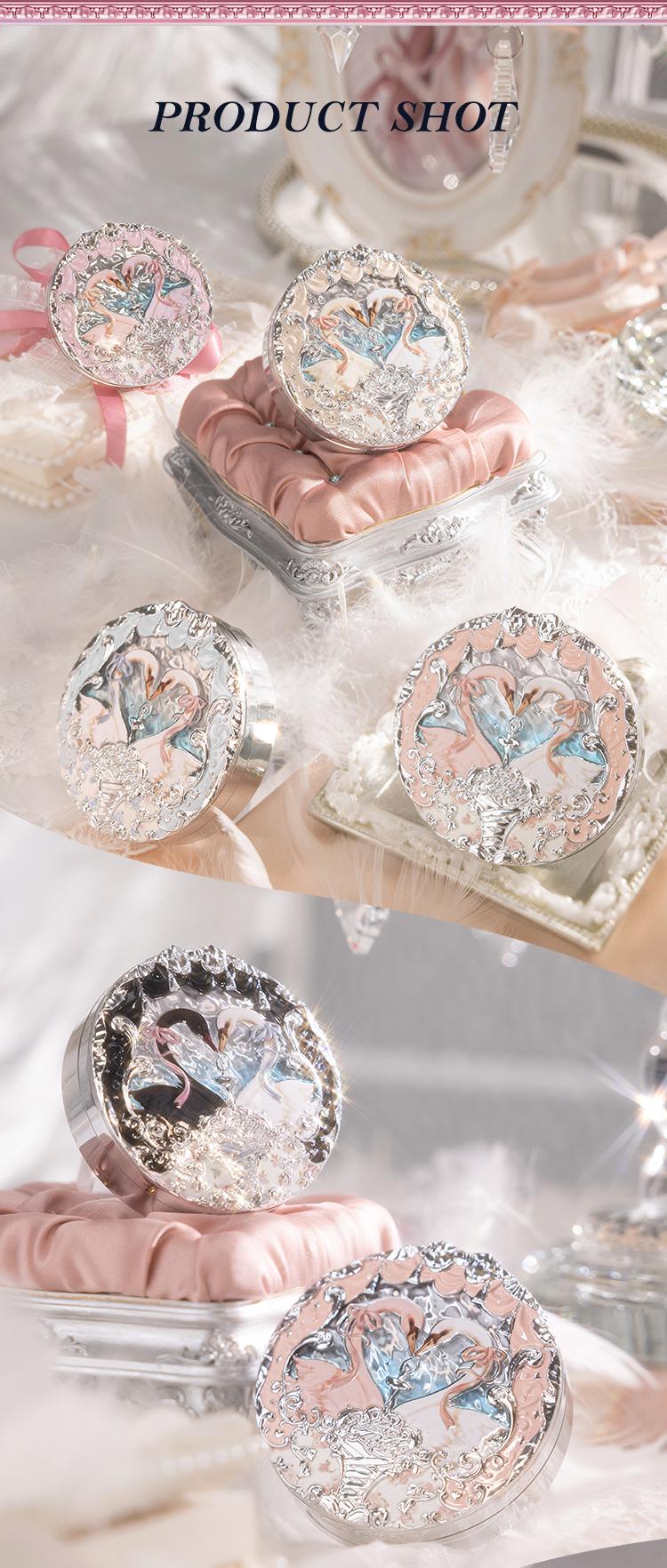 Flower Knows Swan Ballet Collection Embossed Blush