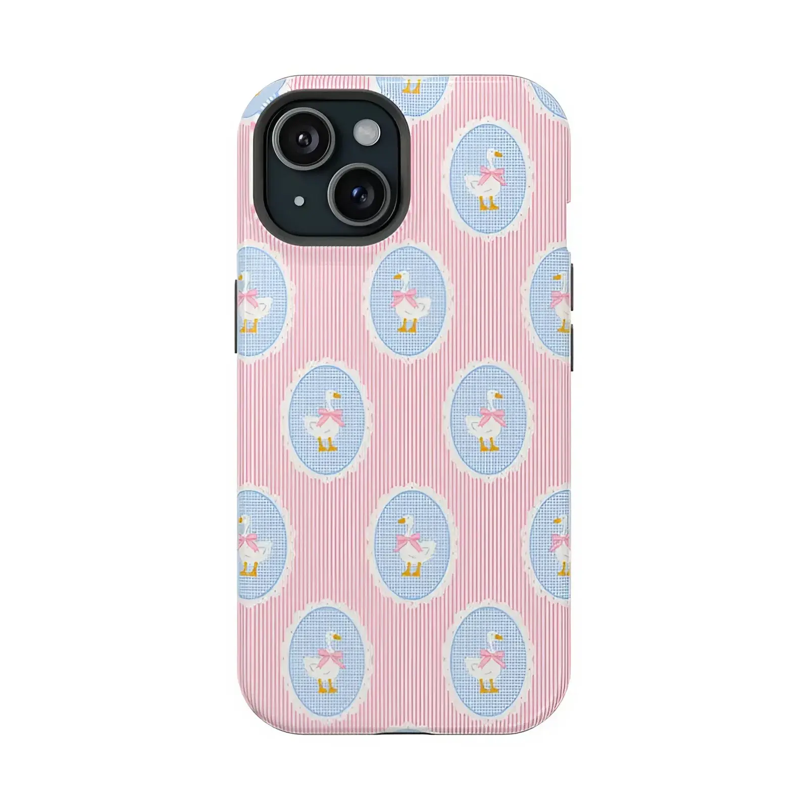 Coquette Goose Phone Case – Cute High-Quality Goose Design, MagSafe-Friendly Protective Cover, Girly Gift for Men & Women