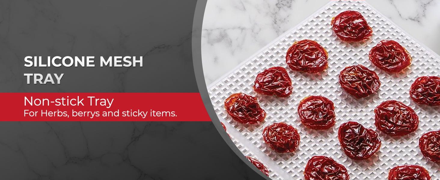 Rosewill Food Dehydrator Machine, 8 Stackable Trays with Adjustable 48H Timer and Temperature Control Up to 195F - Electric Food Preserver for Fruits, Veggies, Meats & Dog Treats