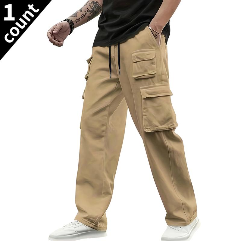 Men's Tactical Work Cargo Pants 4 Pack - Durable & Multi-Purpose with Heavy-Duty Pockets, Perfect for Outdoor Work & Hiking | Solid Color Design Flexible Workwear, Functional Pockets, Adjustable Waistband, Multi-Pocket Pants