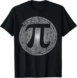 100%cotton Pi T-Shirt 3,14 Pi Number Symbol Math Science Gift T-Shirt