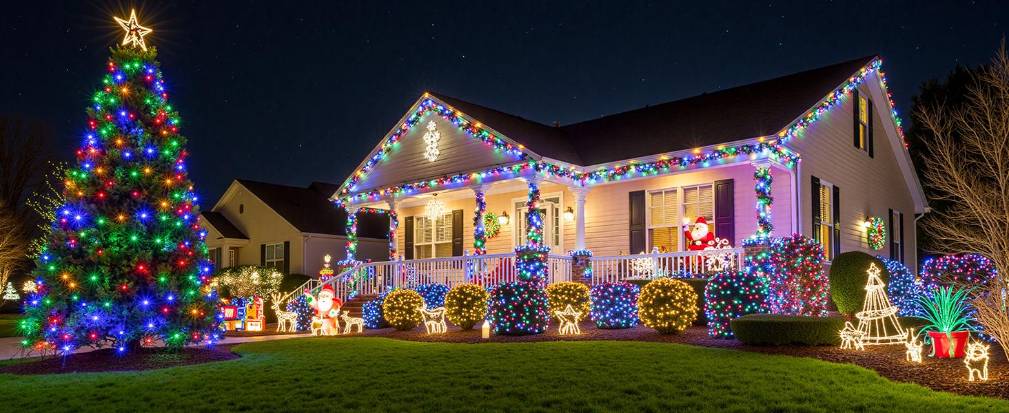 Minetom 82ft 250LED Color Changing Christmas Halloween Tree Lights, LED RGB String Twinkle Lights, 16 Milion Adjustable Colors Smart Fairy Lights with Remote & App & Timer for Xmas Tree Holiday Party Minetom 82ft 250LED Color Changing Christmas Halloween Tree Lights, LED RGB String Twinkle Lights, 16 Milion Adjustable Colors Smart Fairy Lights with Remote & App & Timer for Xmas Tree Holiday Party