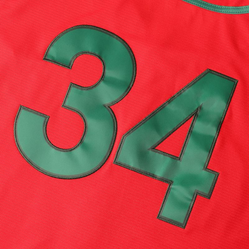 Mexico #34 Red Green Stitched Baseball Jersey Button Up Shirt with Mexican Flag Patch Embroidered Letters Classic Fan Apparel for Men Women