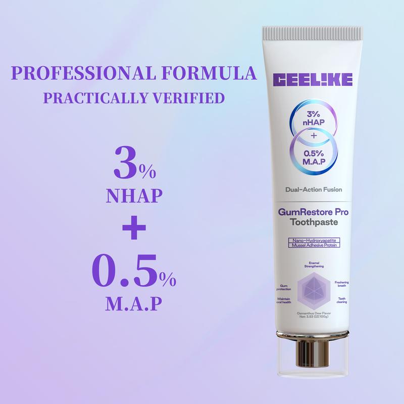 CEELIKE 3-Sided Toothbrush + 2 Toothpaste Set – 360° All-Around Cleaning, Gentle Care, Ideal for Daily Oral Care, Travel-Friendly Design, Available in Multiple Combinations.