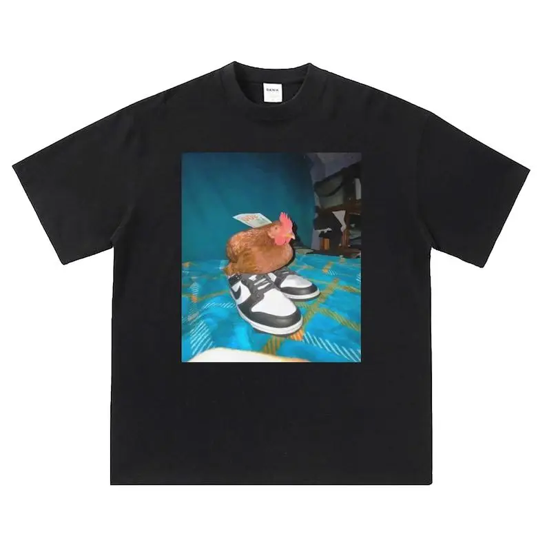 Dripped Out Chicken Shirt, Chicken with shoes t-shirt, tiktok chicken tshirt, chicken with money and shoes, meme shirt, meme t-shirts Graphic Oversized