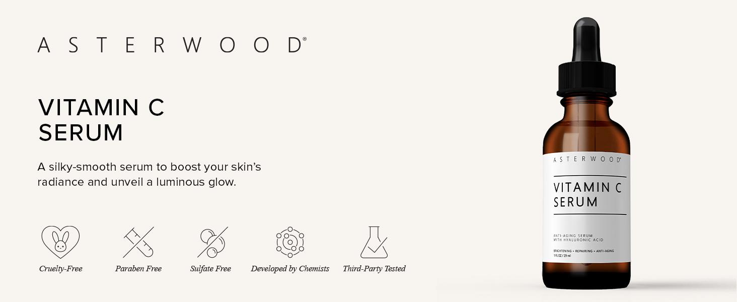 Vitamin C Face Serum with Hyaluronic Acid | Brightening, Hydrating, Dark Spot Corrector & Collagen Boosting Anti-Aging Serum | Fragrance-Free | 1 Fl Oz Vitamin C Face Serum with Hyaluronic Acid | Brightening, Hydrating, Dark Spot Corrector & Collagen Boosting Anti-Aging Serum | Fragrance-Free | 1 Fl Oz