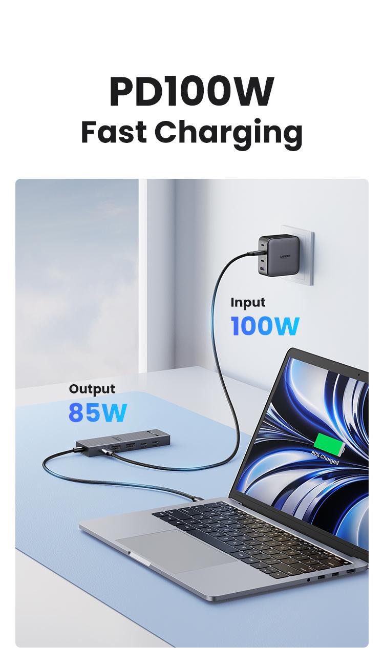 UGREEN Revodok Pro USB-C Hub 6 in 1 10Gbps 4K 60Hz HDMI, 100W Power Delivery for MacBook Pro/Air, iPad Pro-September Restock，TikTokShopBlackFriday ,TikTokShopHolidayHaul