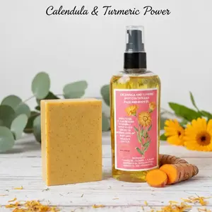 Turmeric Soap and Turmeric Oil Combo