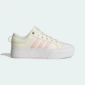 Adidas Women's Bravada 2.0 Platform 'Off White Clear Pink' Shoes JI1799 size 11 New