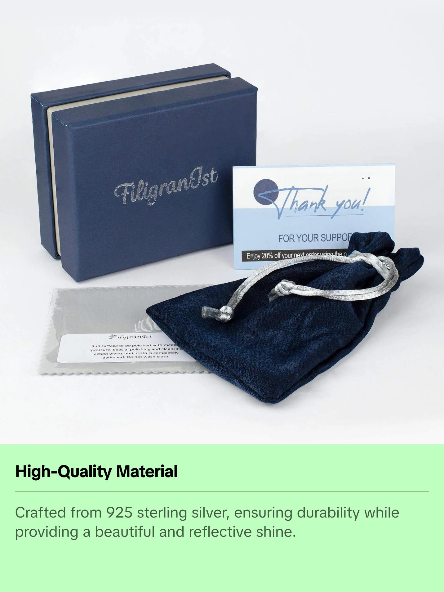 Filigree Art Spiral Flower Figured Women Sterling Silver Dangle Drop Earrings