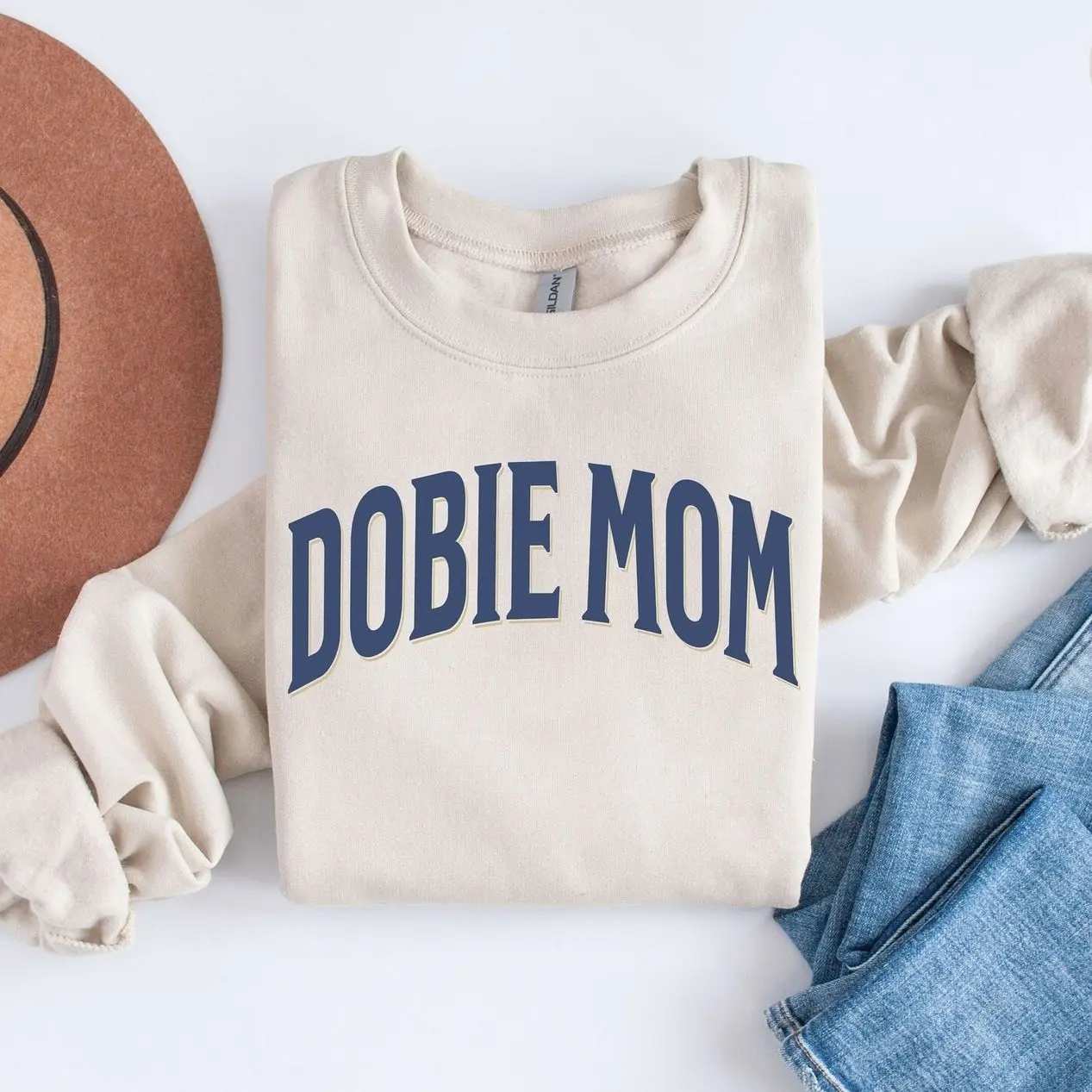 Doberman Mom Sweatshirt Doberman Sweater, Doberman Gifts, Dobie Mama Crewneck
