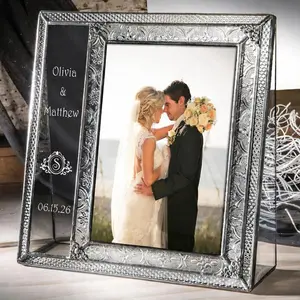 5x7 Wedding Picture Frame Personalized Gift | Pic 393 EP632