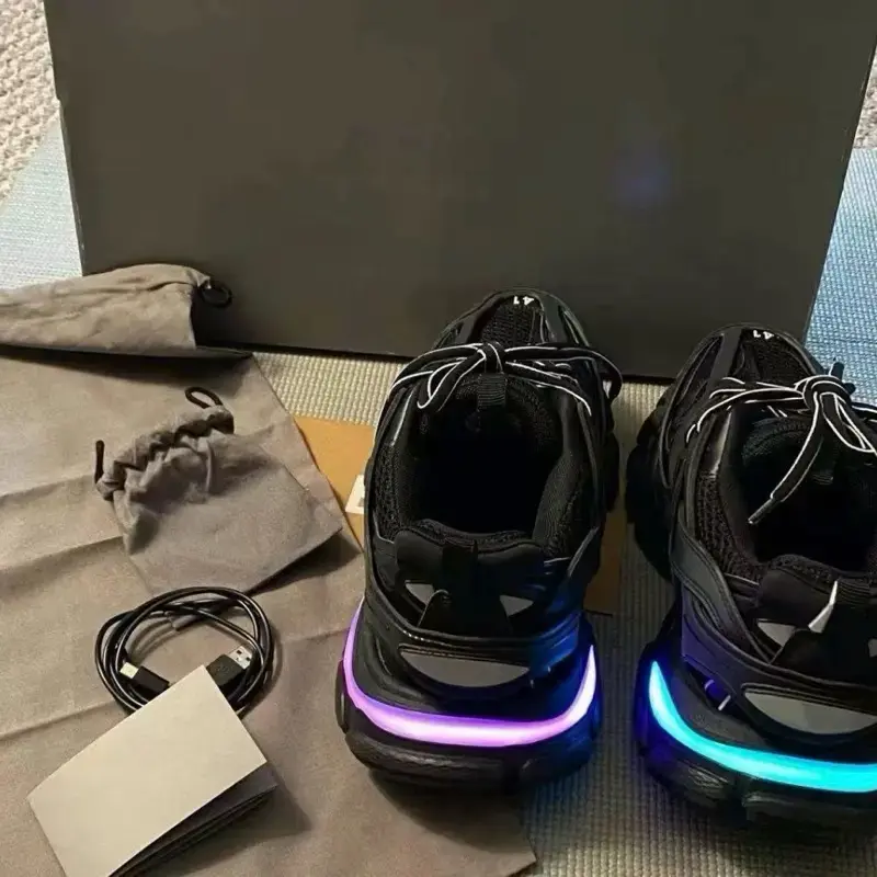 LED Lights Casual Walk Chunky Trainers Style 01, 1 Pair Breathable Couples Sneakers for Men & Women, Sizes 36-45 (Rain Shoes & Covers Category), One Pair,safetycomposite,suretrack,off-shoulder,height,boot,fit,comfortable,brown,please,solid,y2k,all-match