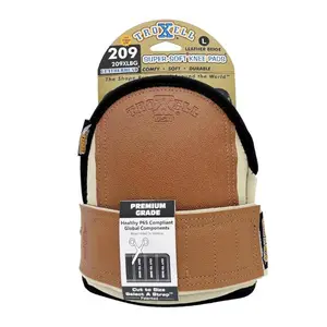 TROXELL USA SuperSoft Leatherhead Kneepads - (Large Size / Bagged in Pairs)