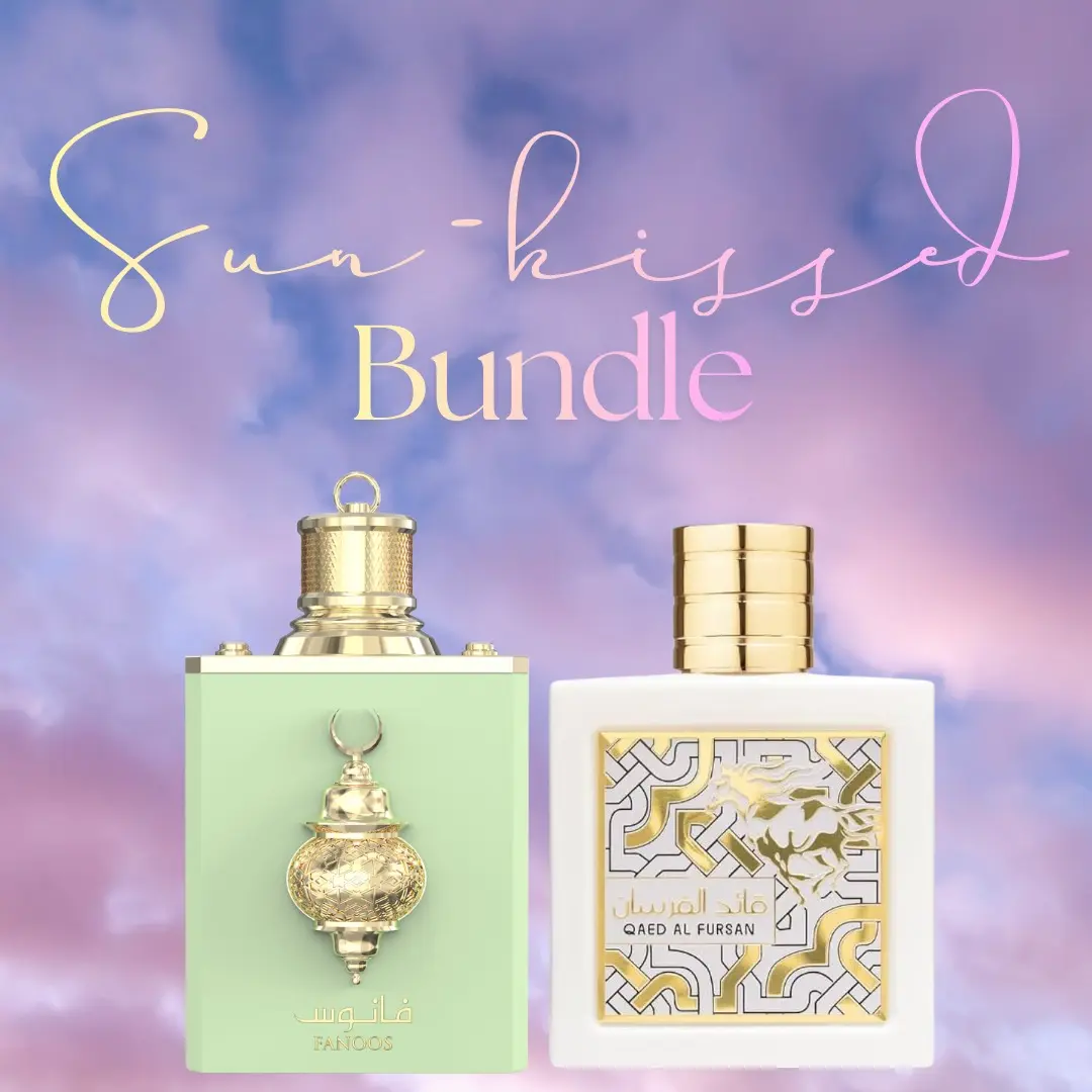 Amaran Sun-kissed Queen Bundle - Qaed Al Fursan Unlimited + Amaran Fanoos Women's Eau De Parfum, 100ml Fruity Musk Tropical Scent with Gardenia Pear Frangipani, Banana-Pear & Coconut Notes
