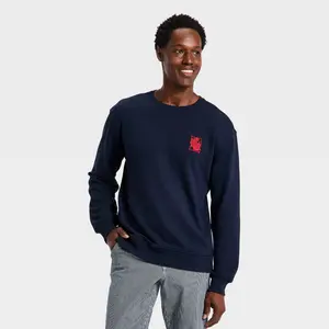 Men's French Terry Graphic Sweatshirt - Goodfellow & Co