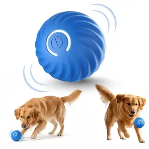 Robust Self-Rolling Dog Toy Interactive Ball for Indoors & Outdoors Durable Pet Plaything