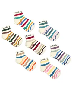 Days Of The Week Quarter Sock 7 Pack