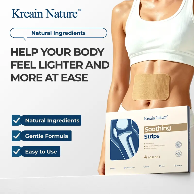 Kreain Nature 2 Soothing Strips,herbal ingredients, suitable for daily use.